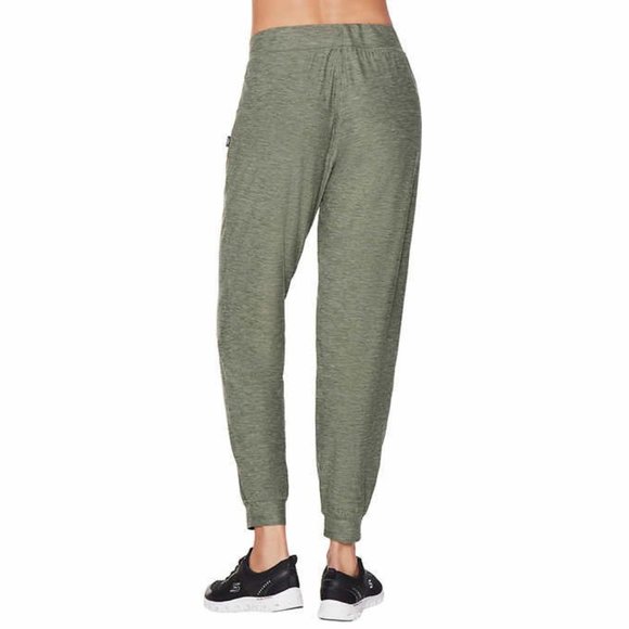 Size S_ XXL Skechers Ladies' Brushed JoggERS GREEN - Picture 3 of 7